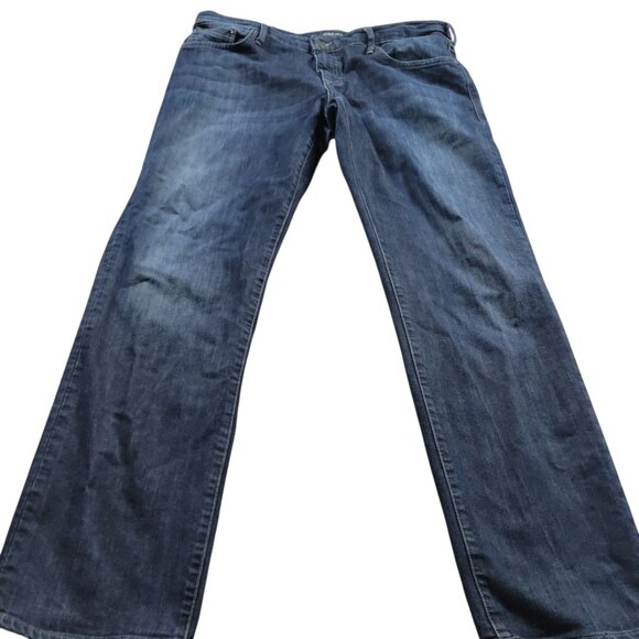 Mavi Jeans Mens 38x34 Matt Relaxed Straight Dark Wash Denim - Picture 1 of 8
